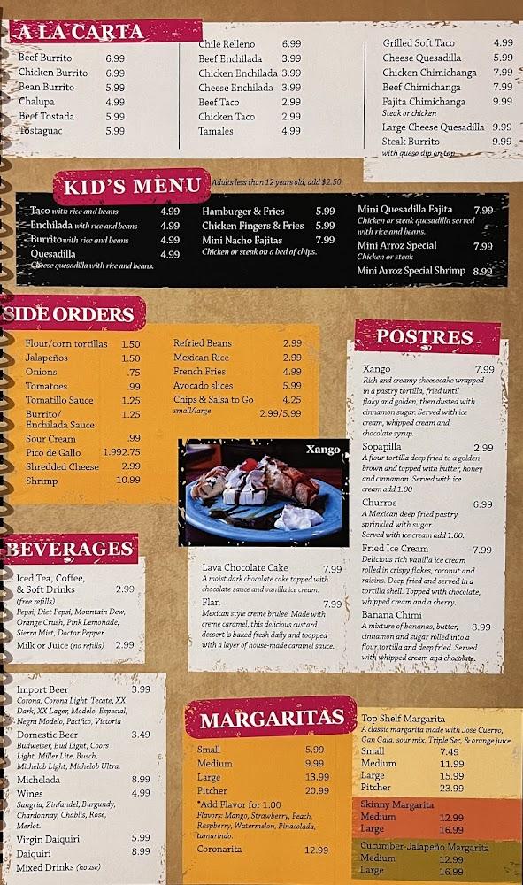 santa fe mexican grill Menu image 2